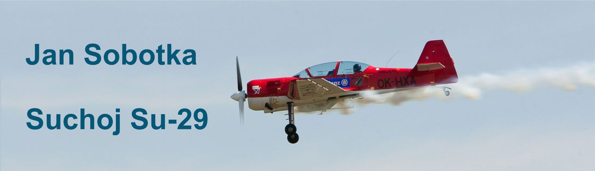 Martina Šonku tentokrát zastoupí vícemistr ČR v letecké akrobacii Jan Sobotka.